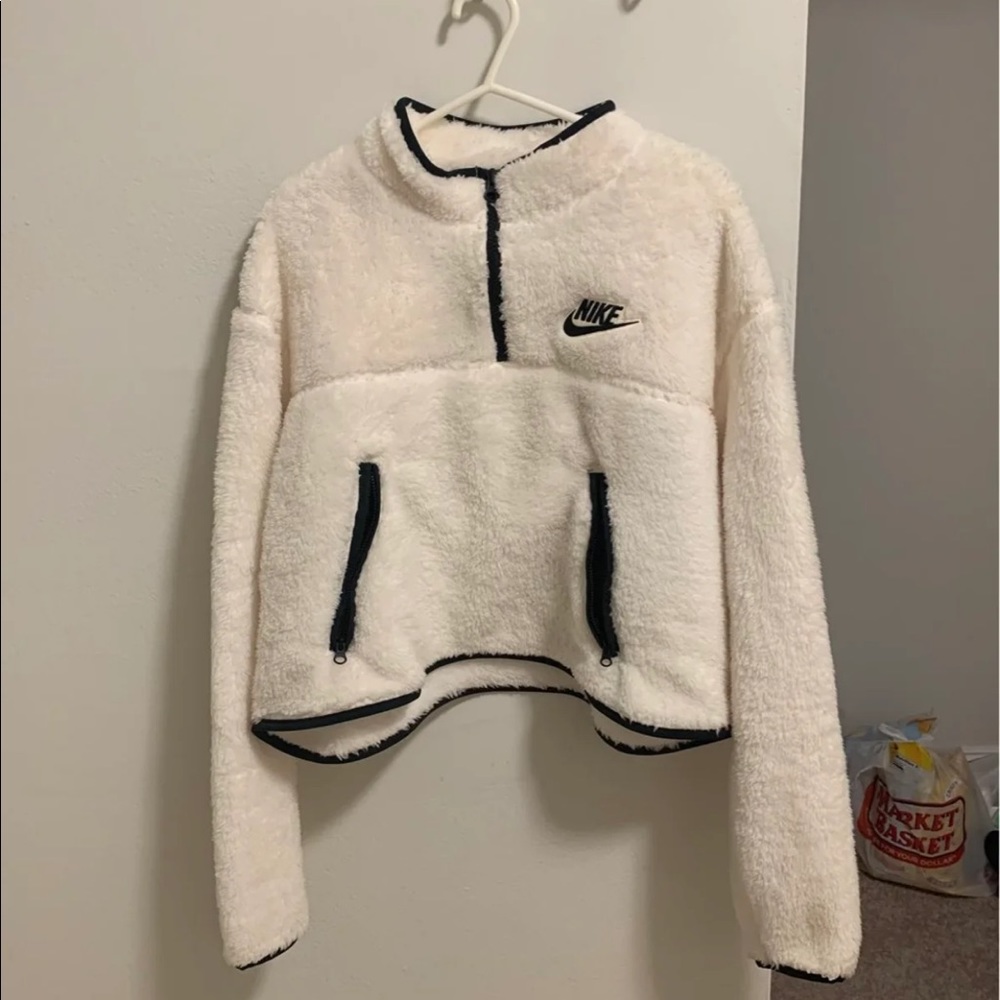 Nike fluffy sweater